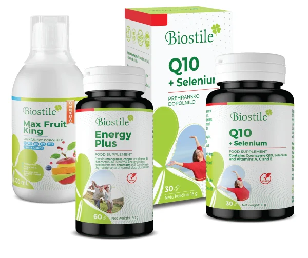Energy Plus + Q10 + Selenium + Max Fruit King (poklon)