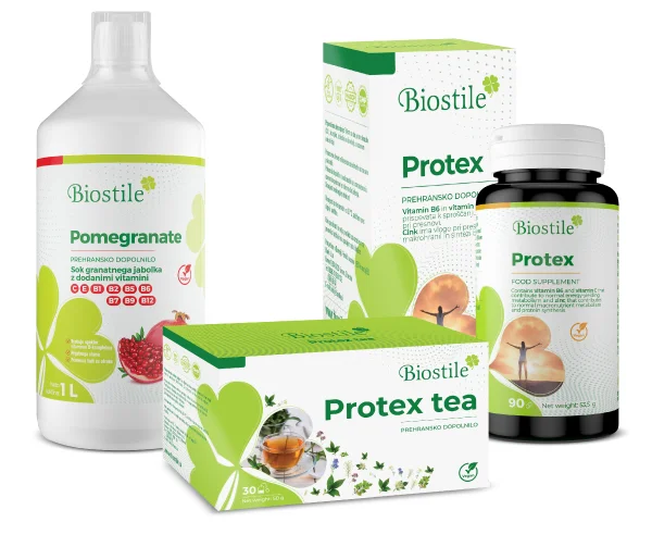 Protex (kapsule) + Pomegranate + Protex Tea (dar)