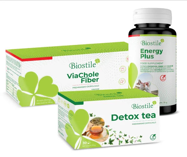 ViaChole Fiber + Energy Plus + Detox Tea (poklon)