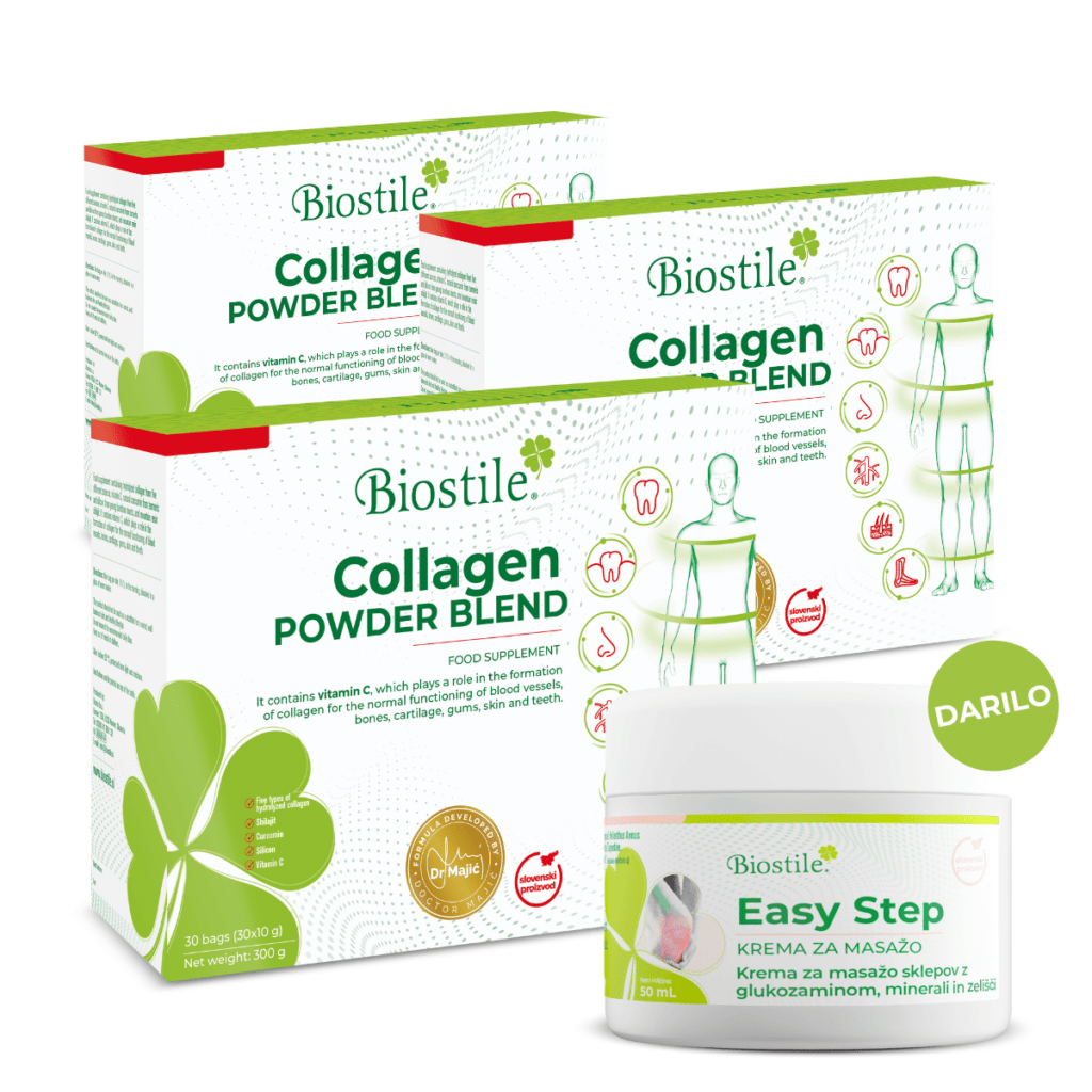 3x Collagen Powder Blend + Easy step (poklon) 50 ml