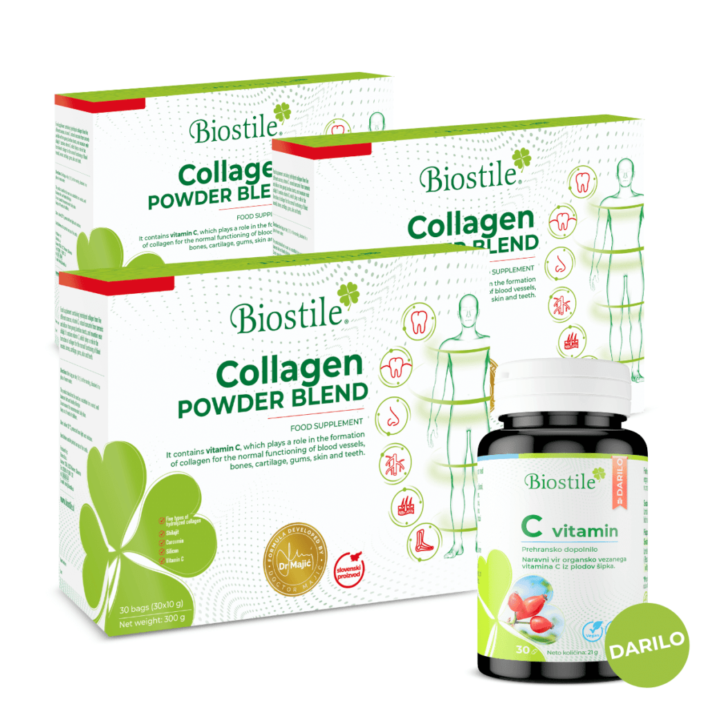3x Collagen Powder Blend + Vitamin C (poklon)