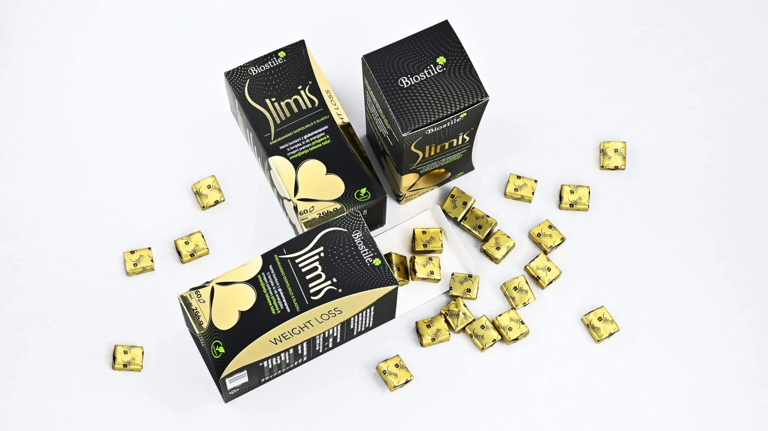 Slimis, 60 mekih bombona